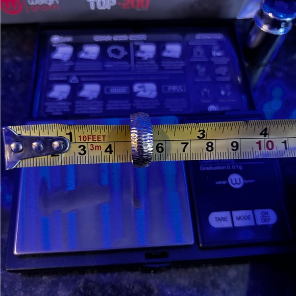 ๐ค๐XMAS SALEโGOLD-REAL 14KโฆWOMANS 14K GOLD PUFF PATTERNED RING๐คโค๏ธ๐๐๐๐ - Picture 7 of 11